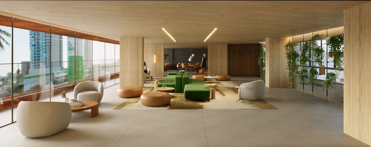 Open First Floor · Lounge central