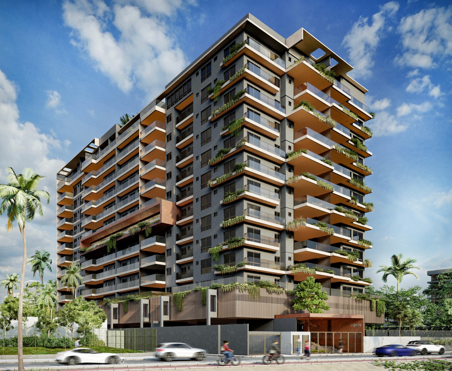 Fachada Open Residence
